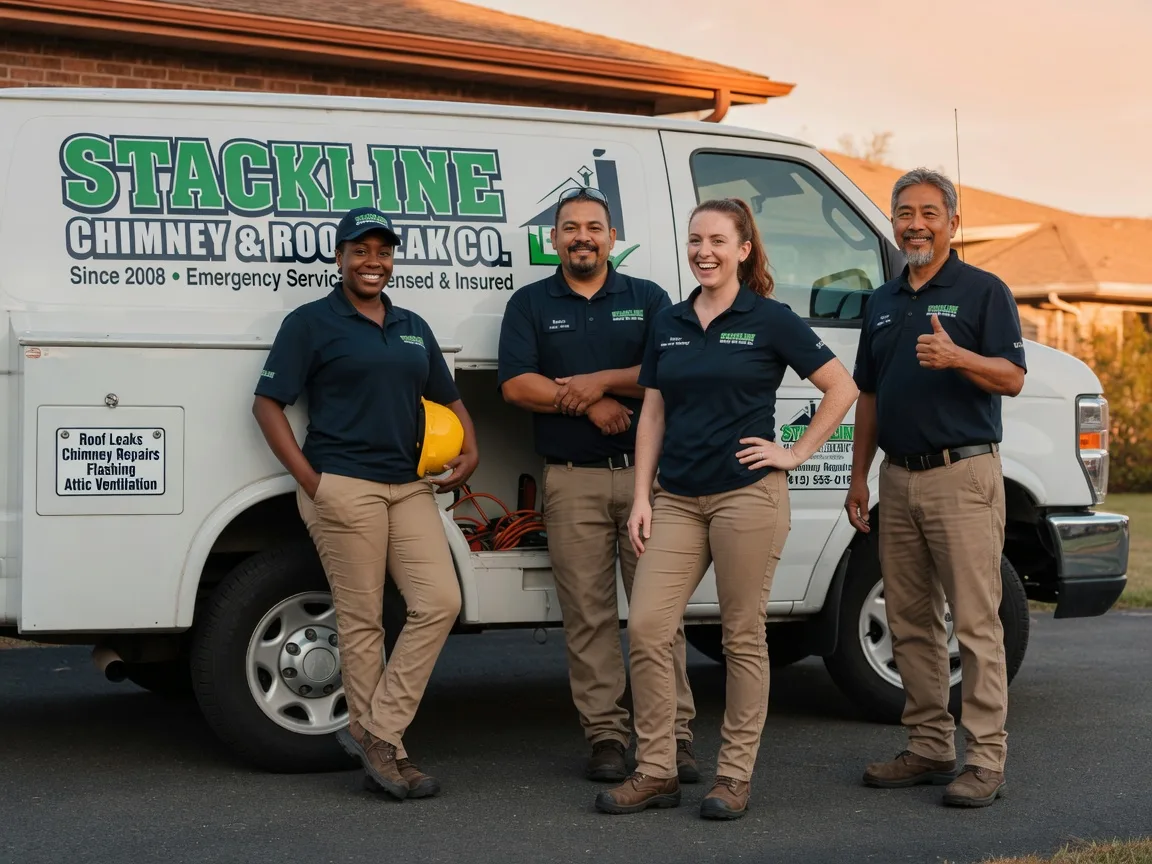 Chimney flashing repair company in Cabins, WV